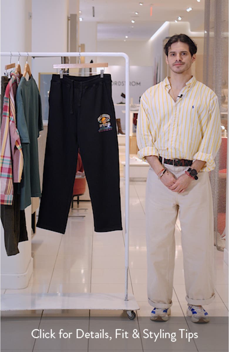 Planet Graphic Sweatpants, sales video thumbnail