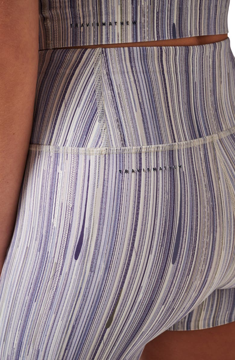 TravisMathew Moveknit Bike Shorts, Alternate, color, Indigo Multi