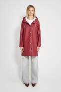 Stutterheim Mosebacke Hooded Long Sleeve Raincoat