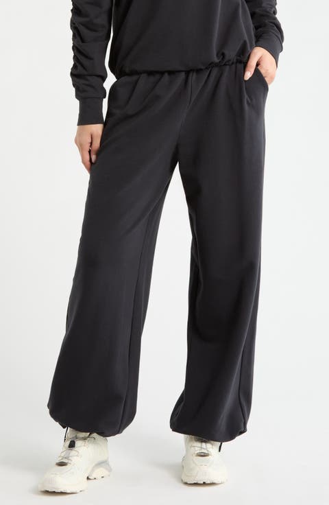 Cinch Cord Hem Sweatpants