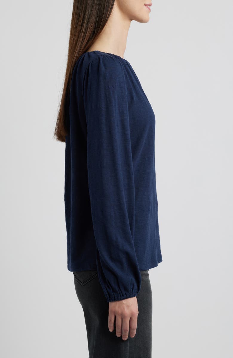 Caslon<sup>®</sup> Gathered Neck Top, Alternate, color,