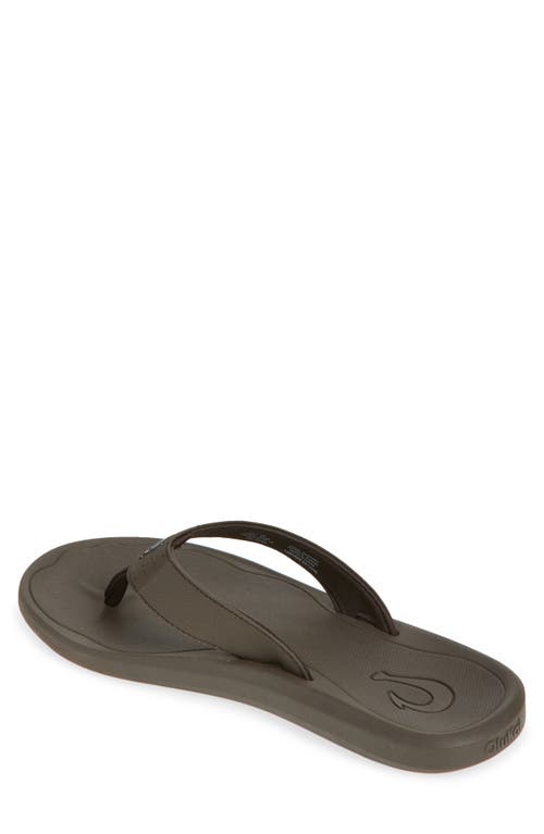 Olukai Ki Flip Flop In Brown