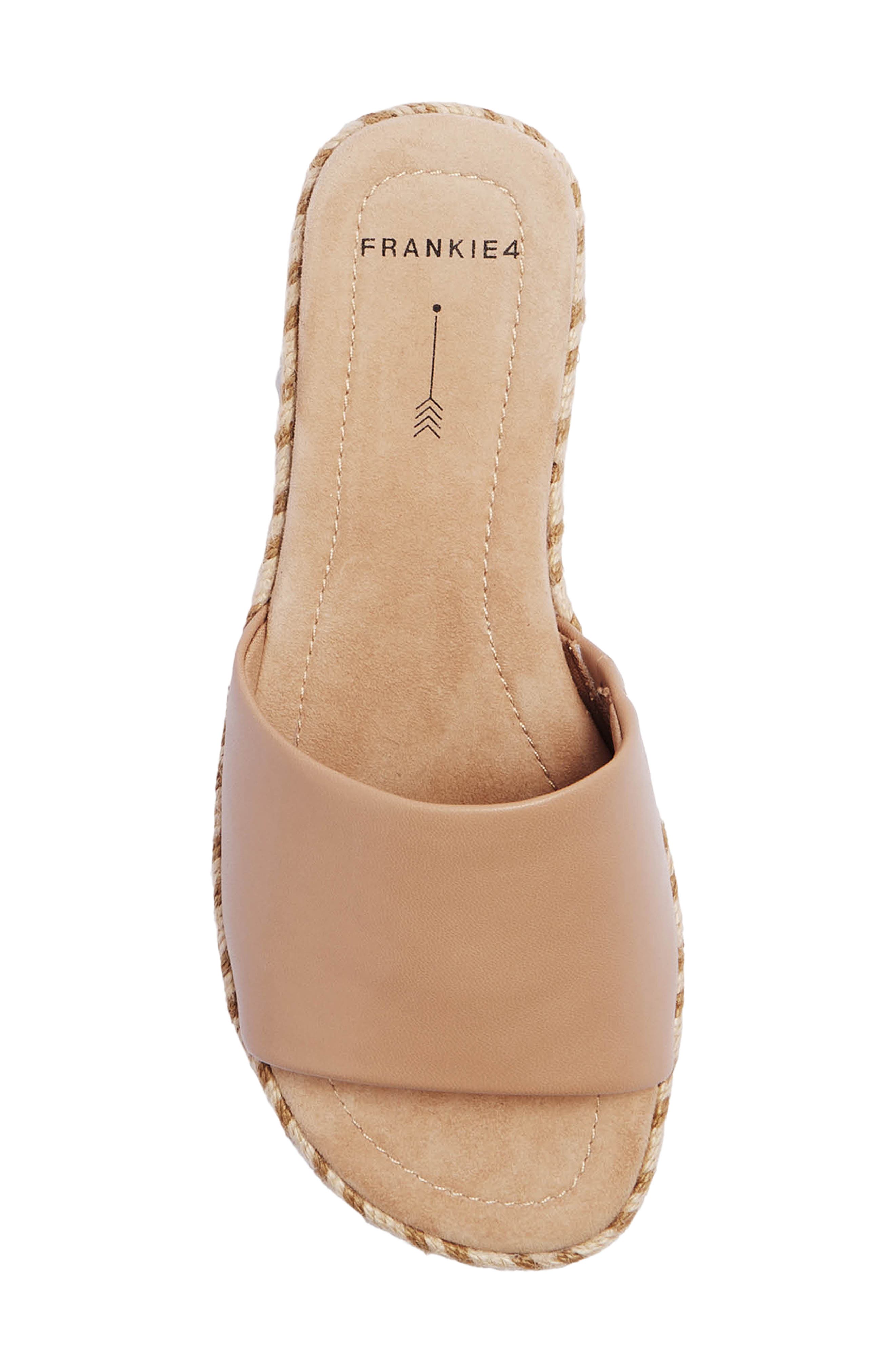 FRANKIE4 Lucia Espadrille Platform Slide Sandal, Alternate, color, 