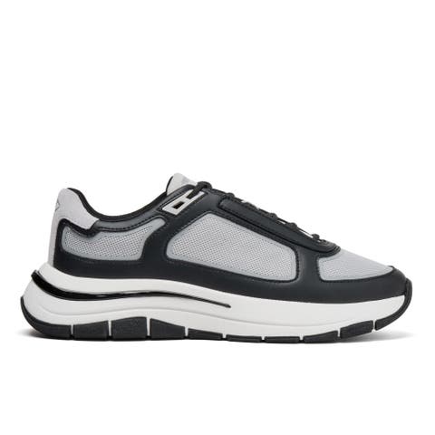 Alton Leather And Mesh Trainers