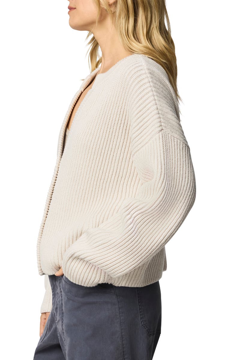 Splendid Alexandra V-Neck Cardigan, Alternate, color, Moonstone Grey