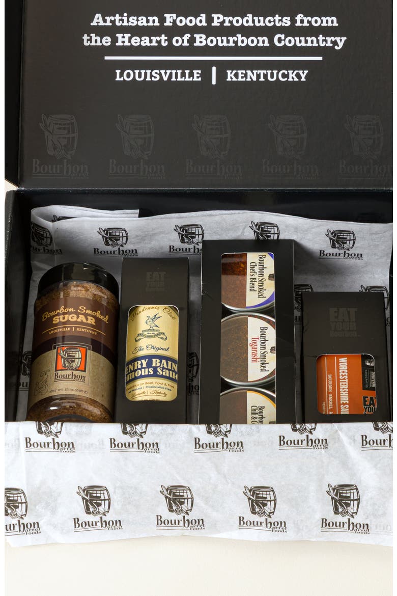 Bourbon Grilling Gift Box by Bourbon Barrel Foods, Alternate, color, Multi