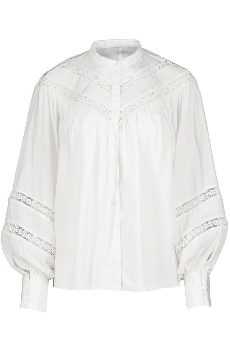 Bishop + Young Wesley Blouse, Alternate, color, White