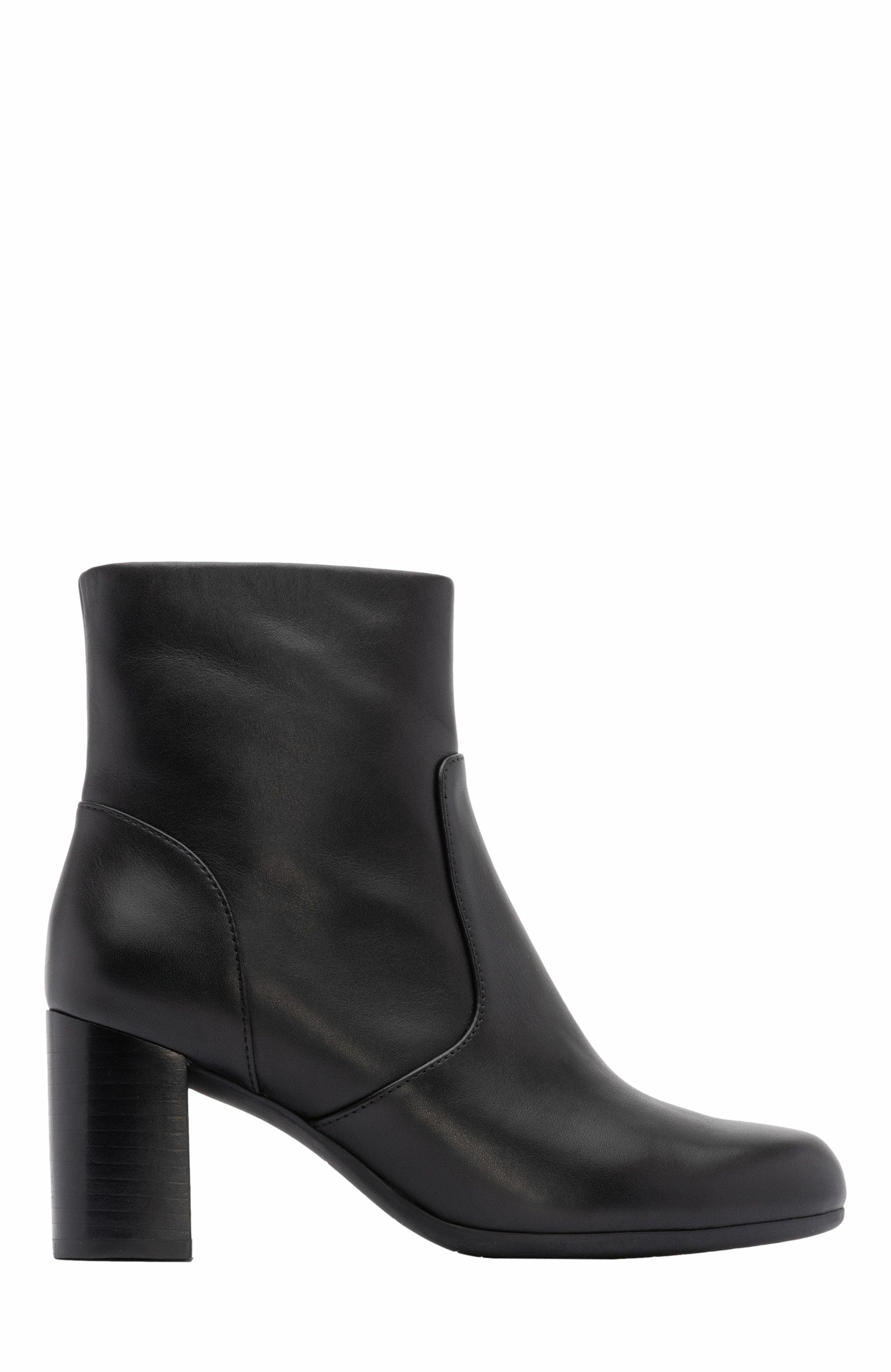 ABEO Tempo Ankle Boot, Alternate, color, Black Nappa - Regular