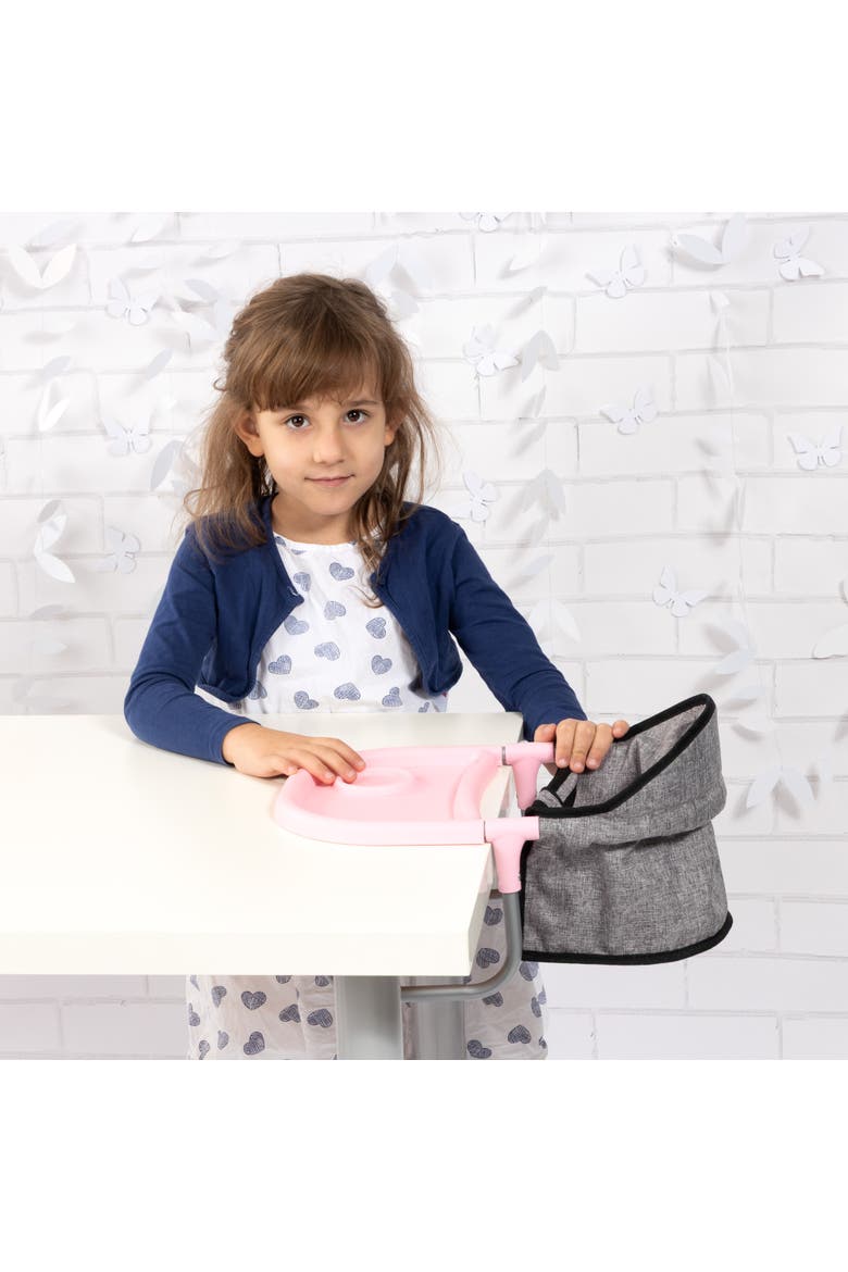 Doll Table Seat, Attaches To Table, Accessory For Dolls Up To 18 Inches, Kids 3+, Alternate, color, Multicolored