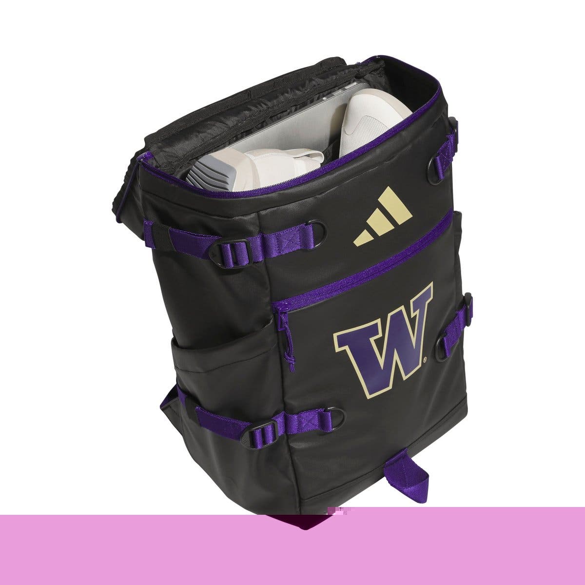 Washington Huskies Collegiate Vista Backpack, Alternate, color, Black