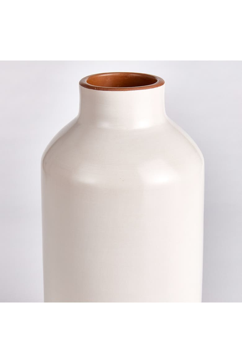 Lucela Bottle Vase, Alternate, color, White