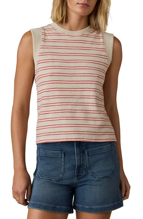 Sunwashed Slub Muscle Tank
