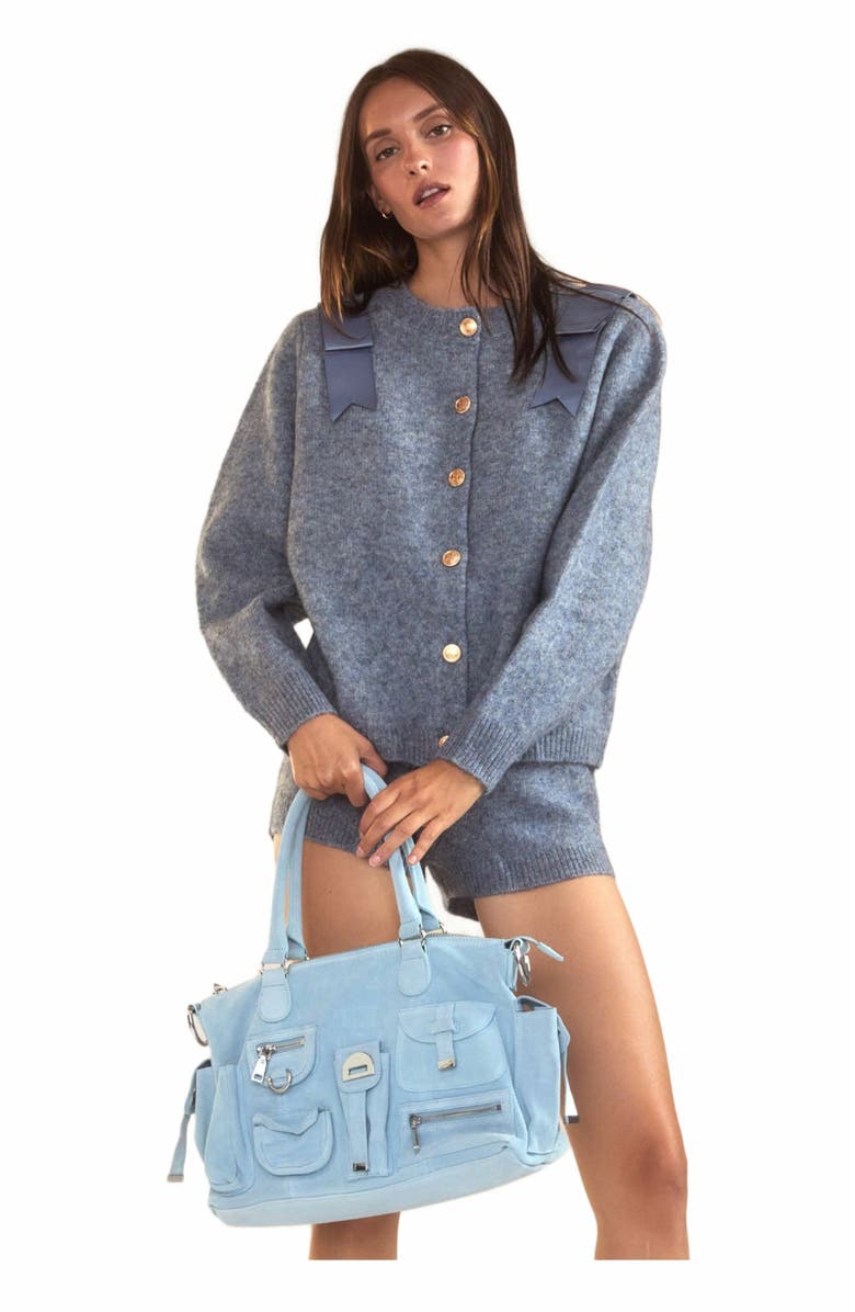 Cynthia Rowley Ivy Wool Cardigan, Alternate, color, 