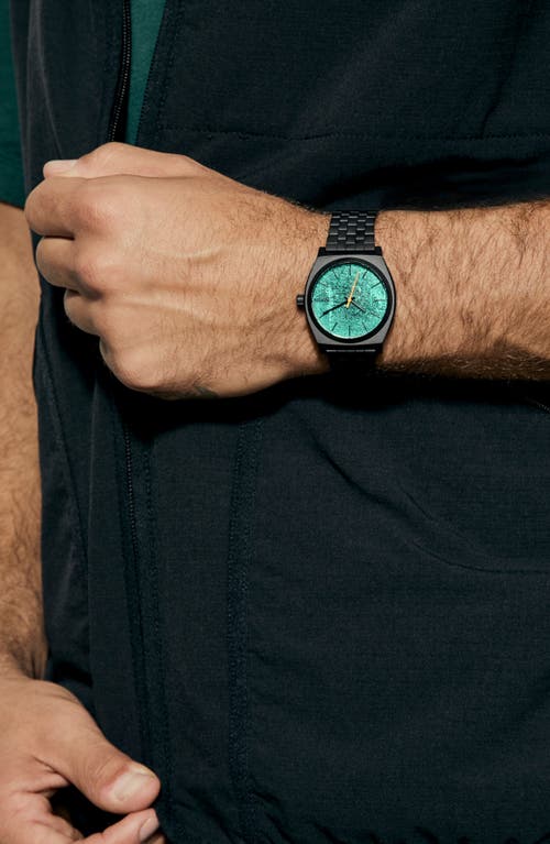 Nixon The Time Teller Bracelet Watch, 37mm In Black