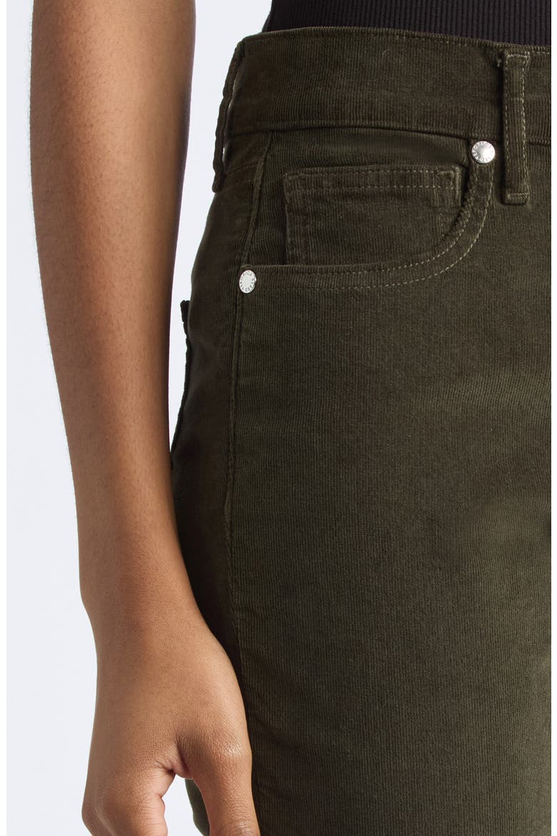 Cameron Mid Rise Bootcut Corduroy Pants, Alternate, color, LODEN