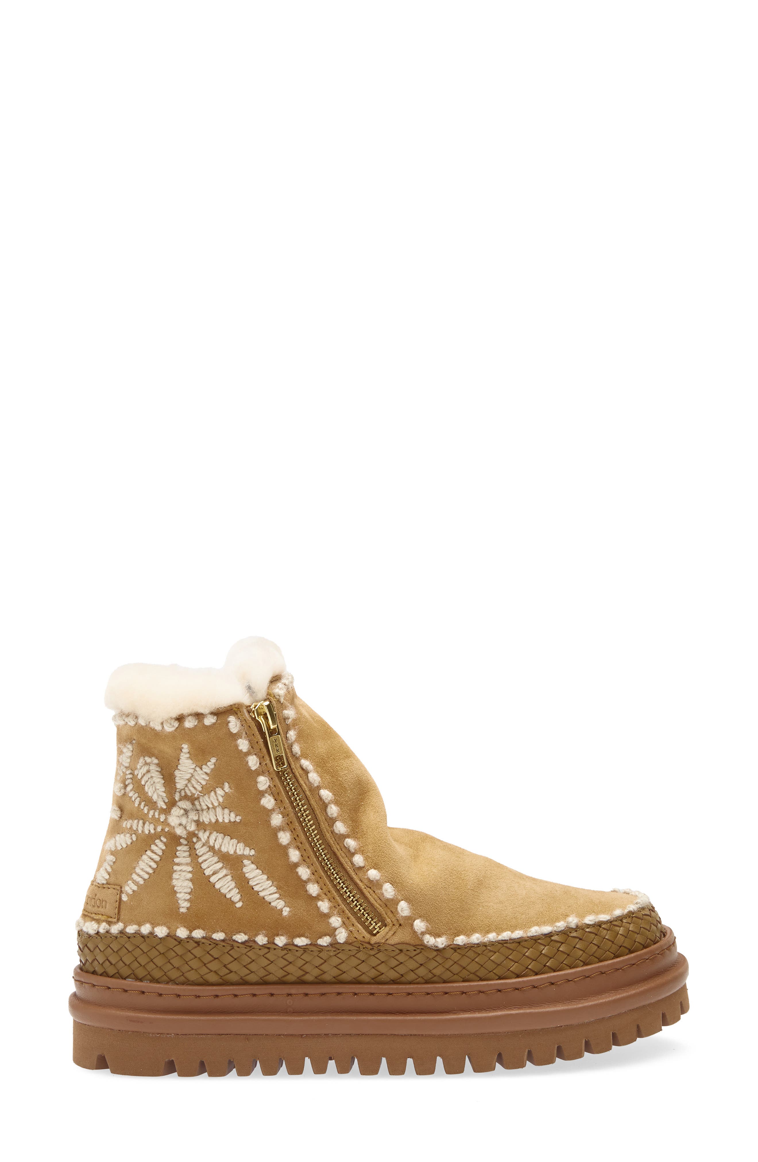 Setsu 4.0 Genuine Shearling Lined Ankle Boot, Alternate, color, BROWN/NEUTRAL