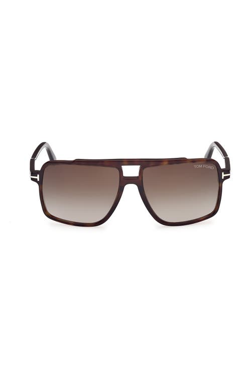 Kemp 59mm Navigator Sunglasses