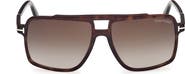TOM FORD Kemp 59mm Navigator Sunglasses