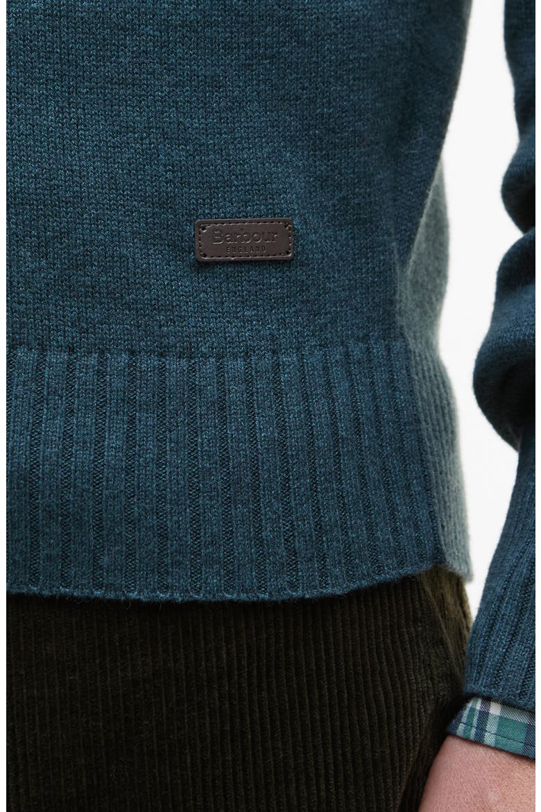 Kelson Half Zip Sweater, Alternate, color, MALLARD GREEN