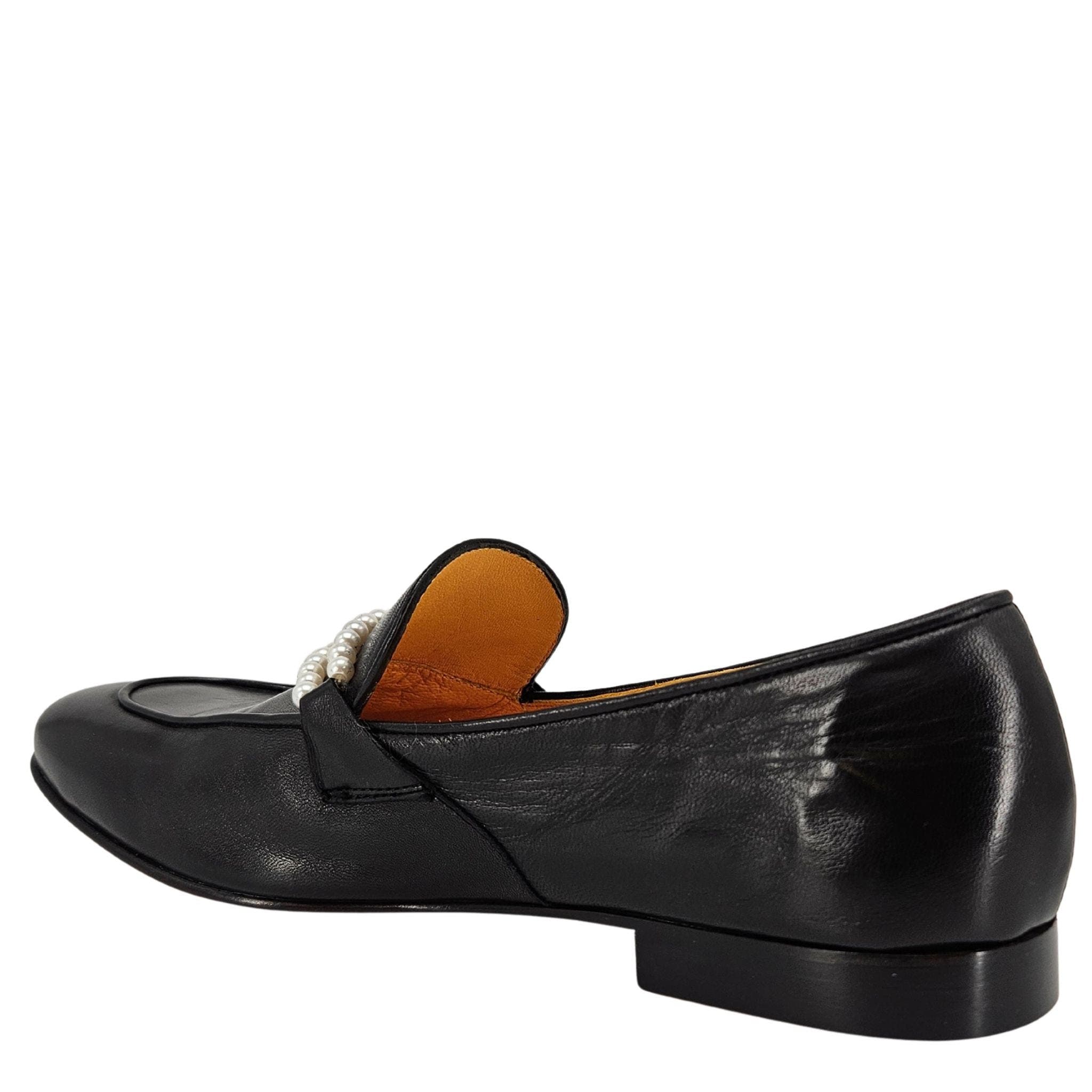 Madison Maison Pearl Flat Loafer, Alternate, color, Black