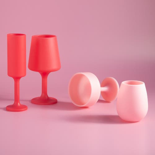 Porter Green Mecc | Unbreakable Cocktail Glasses In Red