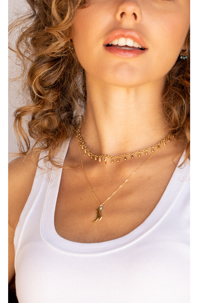Set & Stones Ryder Necklace, Alternate, color, Gold