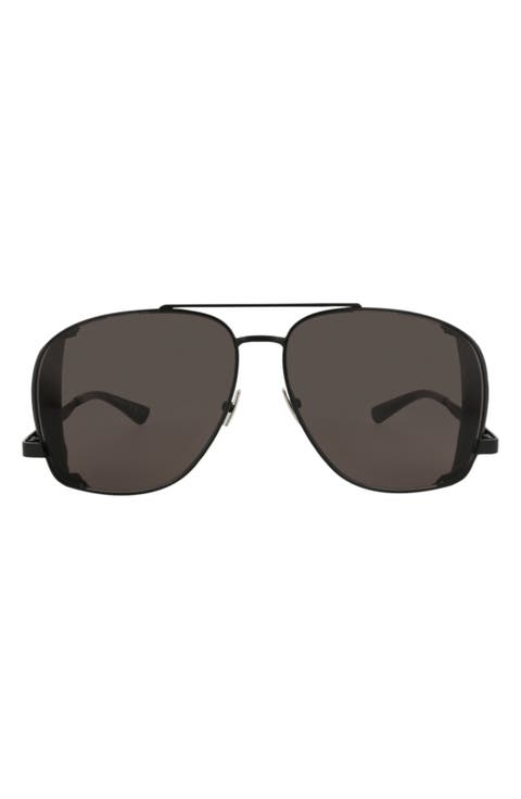 59mm Polarized Aviator Sunglasses