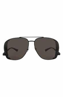 Saint Laurent 59mm Polarized Aviator Sunglasses