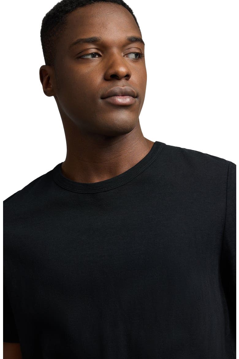Slub Tee, Alternate, color, Black
