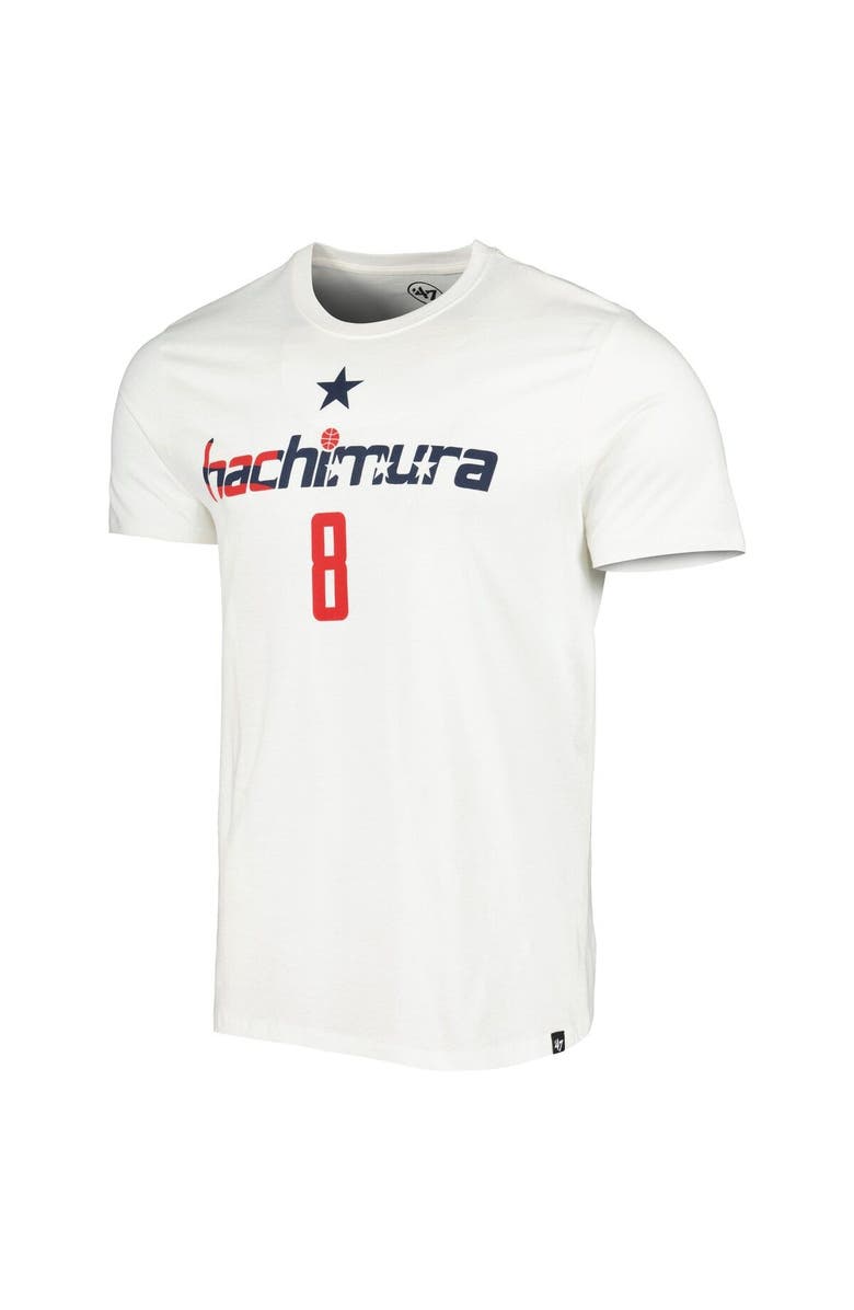 '47 Men's '47 Rui Hachimura White Washington Wizards Name & Number T-Shirt, Alternate, color,