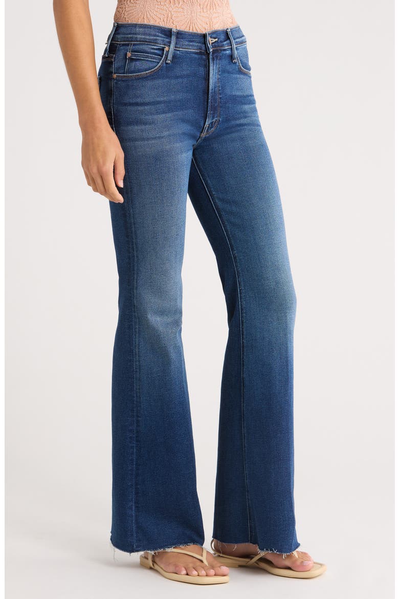 The Lil Doozy Fray Hem Flare Jeans (Women) | Nordstrom