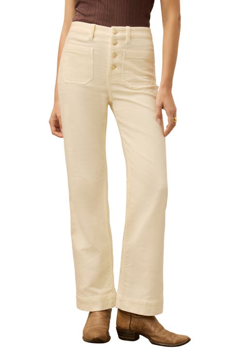 Stretch Corduroy Patch Pocket Pants
