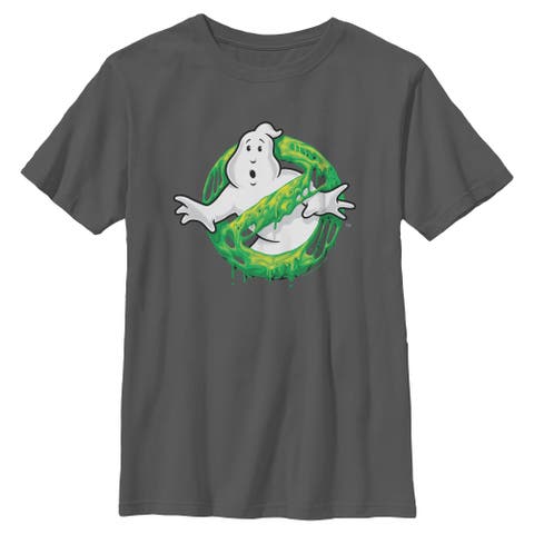 Boy's Ghostbusters Slime Logo T-shirt