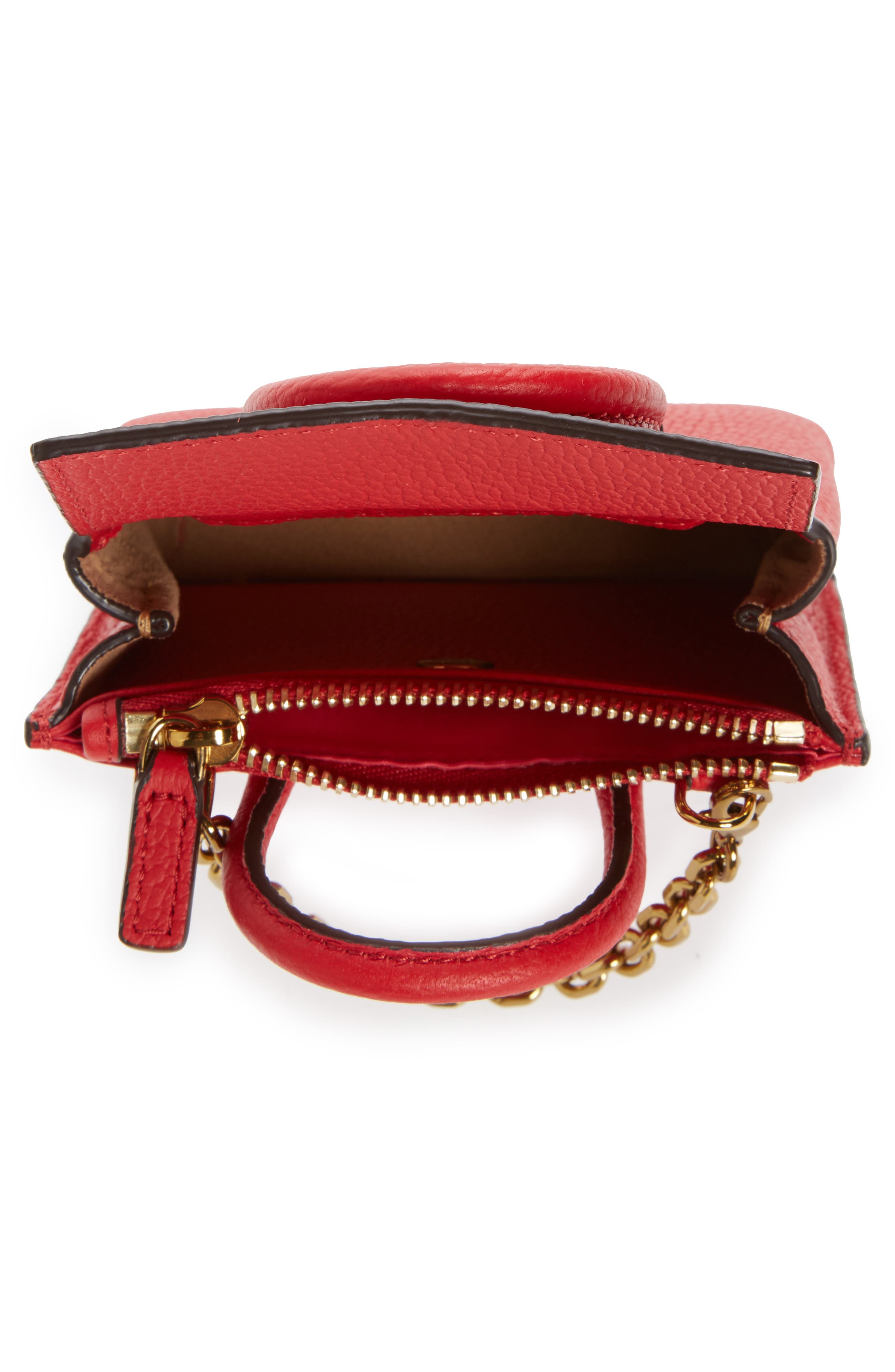 Milla Mini Bag Card Case, Alternate, color, RUBY RED
