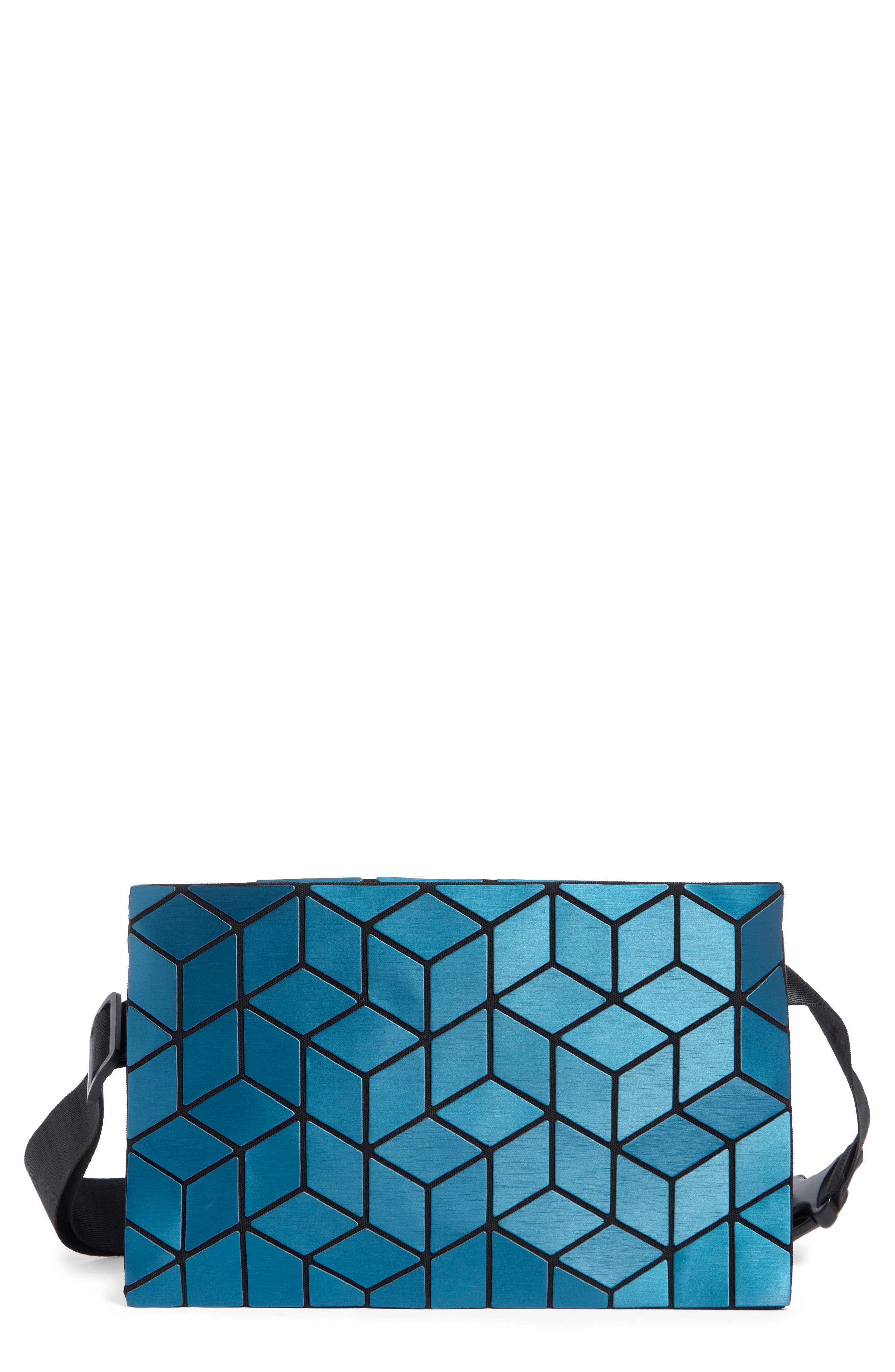 Slanted Square Convertible Belt Bag, Main, color, MATTE BLUE