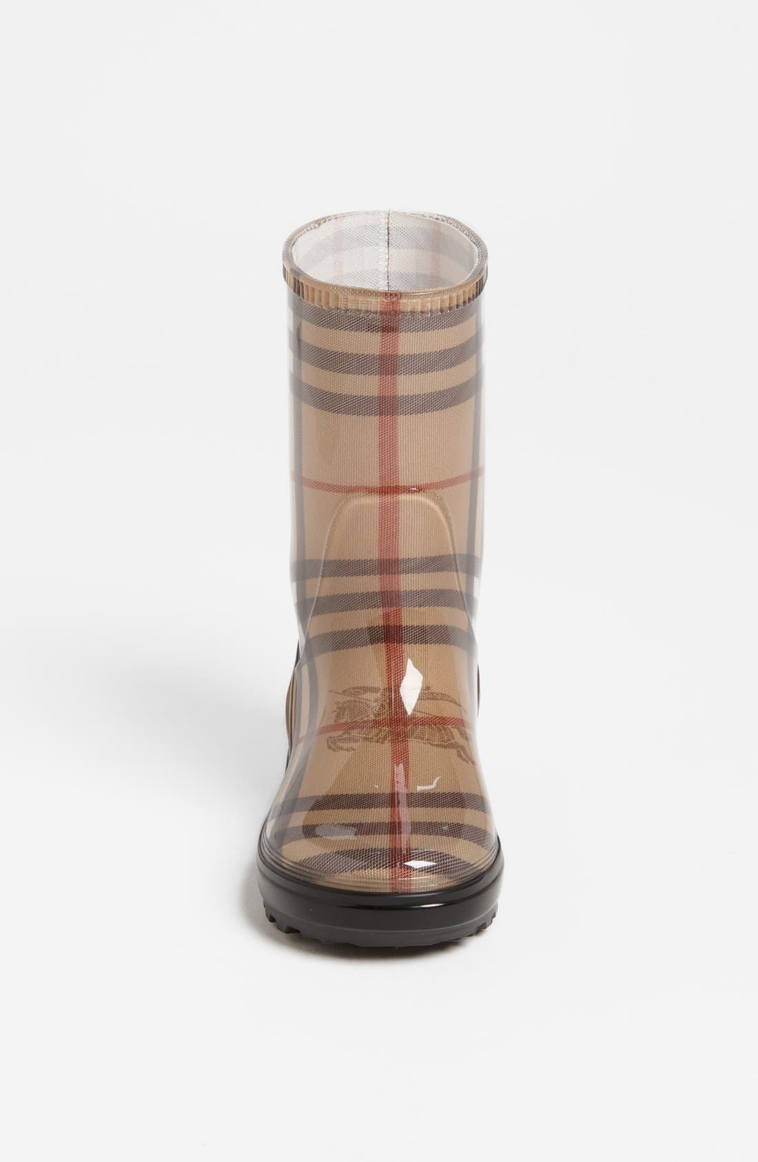 Burberry 'Niles' Rain Boot, Alternate, color, 
