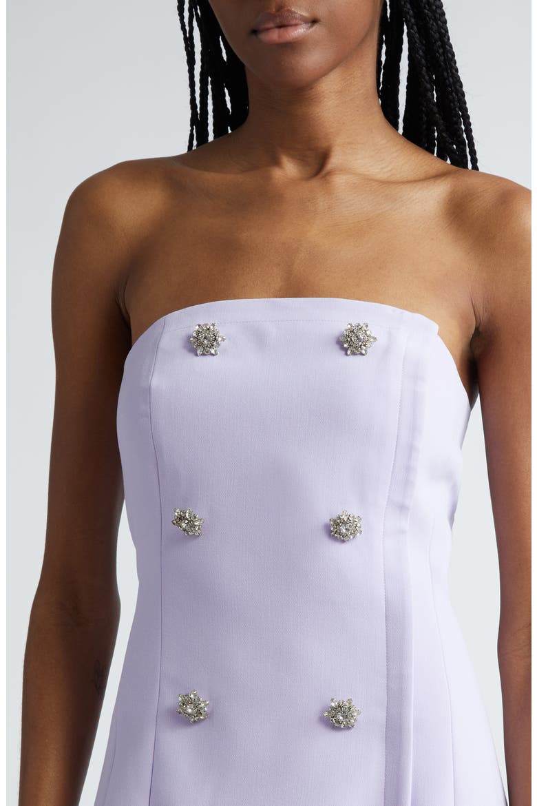 Felda Strapless Minidress, Alternate, color, PALE LILAC