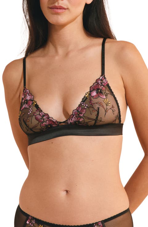 Nova Embroidered Triangle Bralette