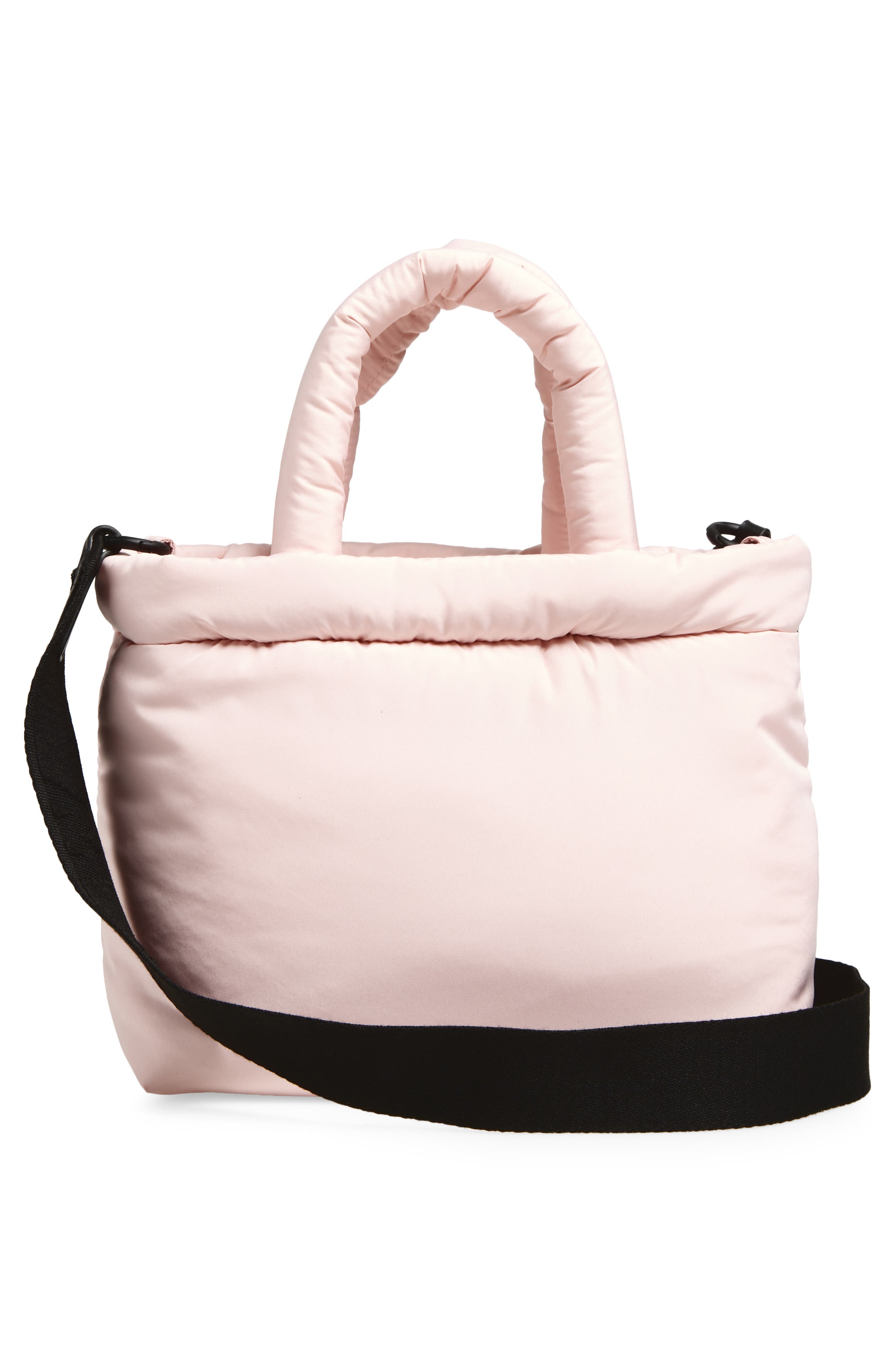 Marni East/West Puffer Tote, Alternate, color, 00C18 Cinder Rose