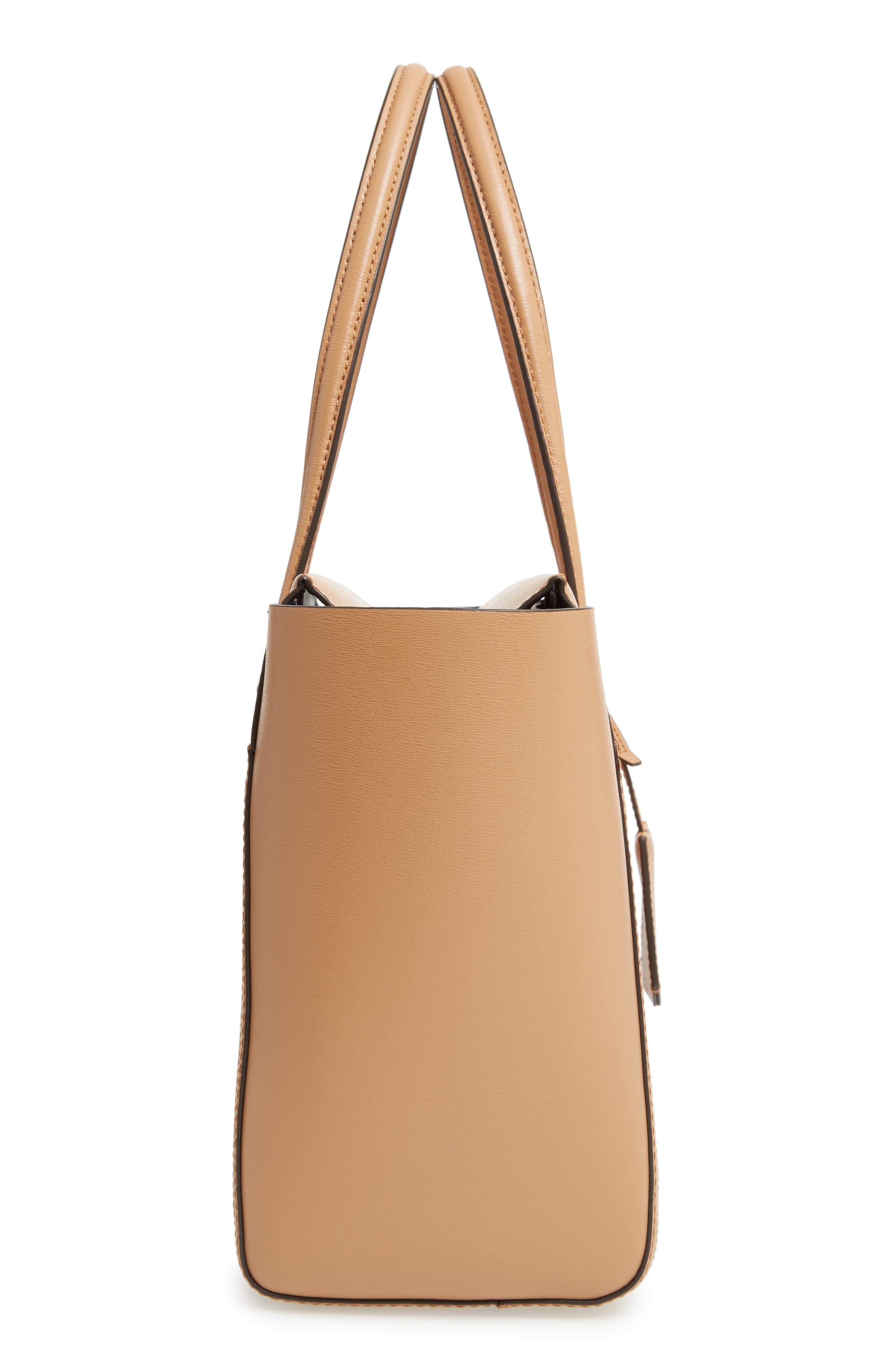 Tory Burch Small Parker Leather Tote, Alternate, color, 