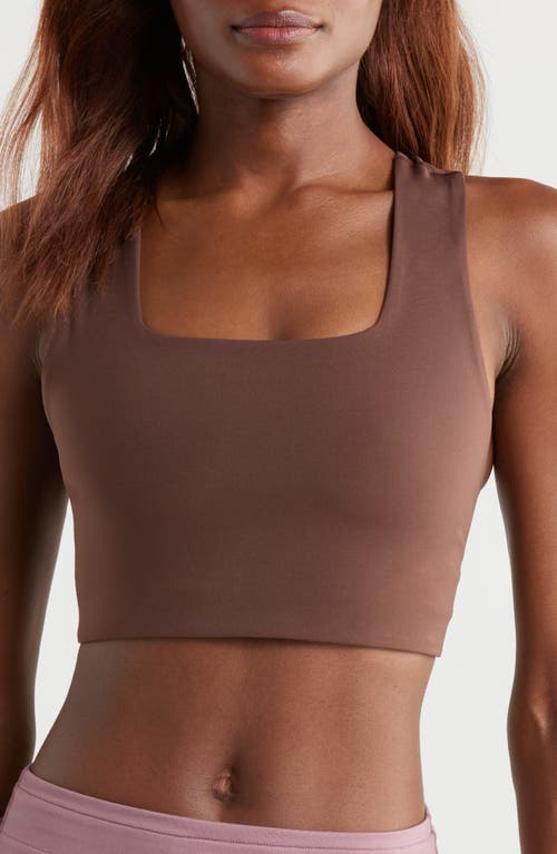 Shop Free People Fp Movement Win Win Racerback Bra In Cocoa