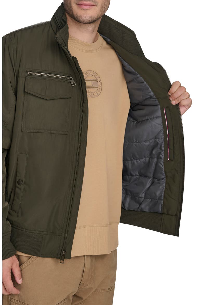 Performance Bomber Jacket, Alternate, color, ARMY GREEN