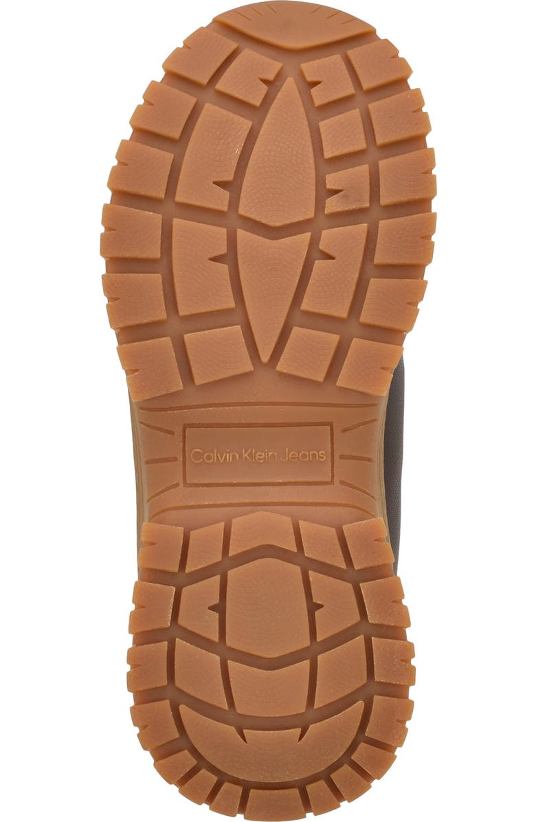 Calvin Klein Noanne Quilted Winter Boot, Alternate, color, Medium Brown