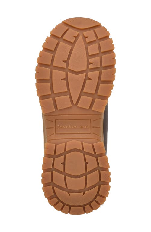 Calvin Klein Noanne Quilted Winter Boot In Brown