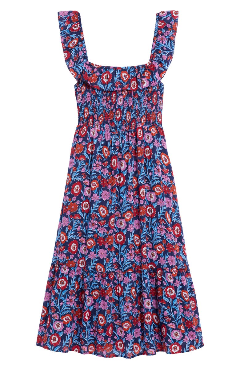 vineyard vines Floral Smocked Sundress, Main, color,