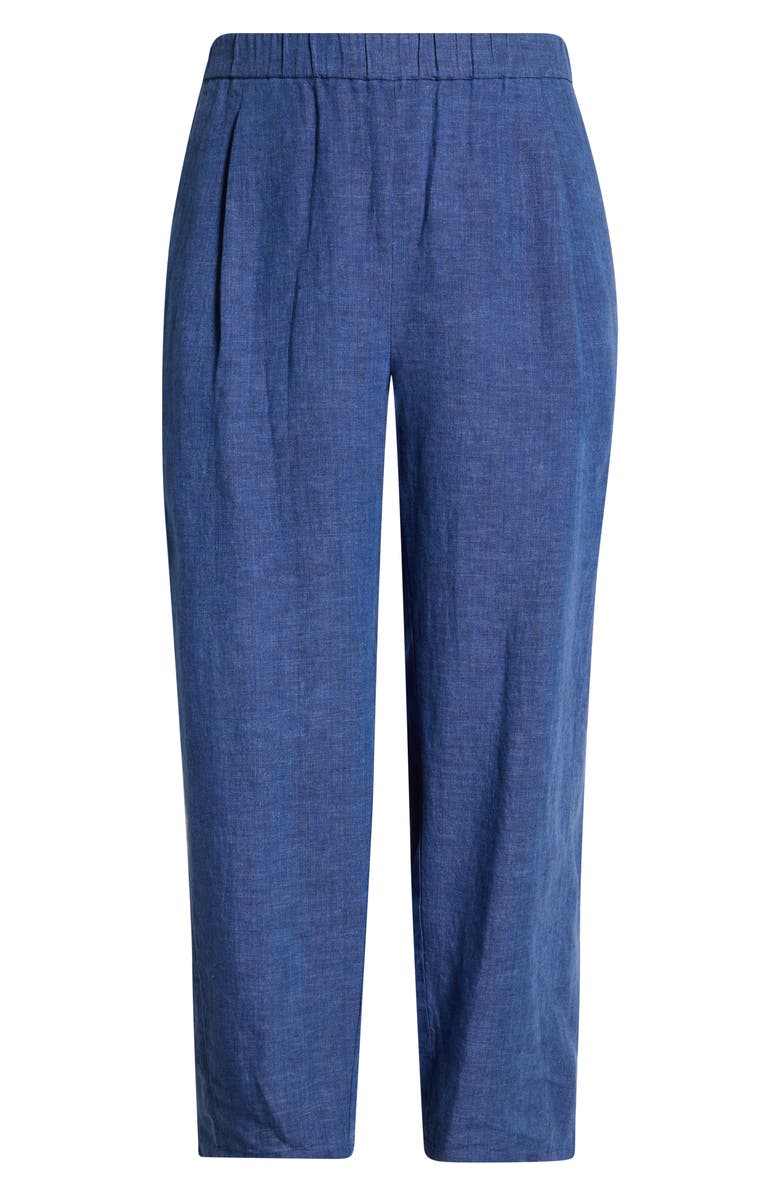 Eileen Fisher Pleated Organic Linen Lantern Pants, Alternate, color, Deep Dive