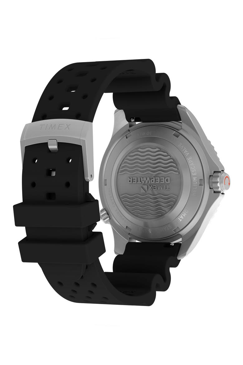 Deepwater Meridian Automatic Bracelet Watch, 41mm, Alternate, color, BLACK