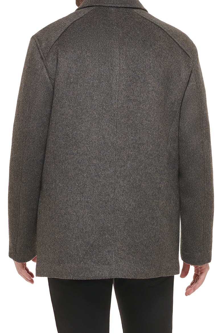Wool Blend Coat, Alternate, color, GREY