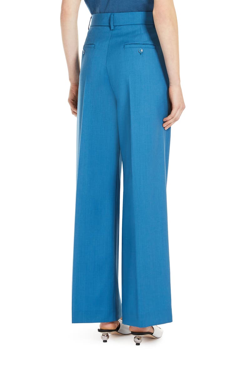 Visivo Virgin Wool Wide Leg Pants, Alternate, color, AVIO