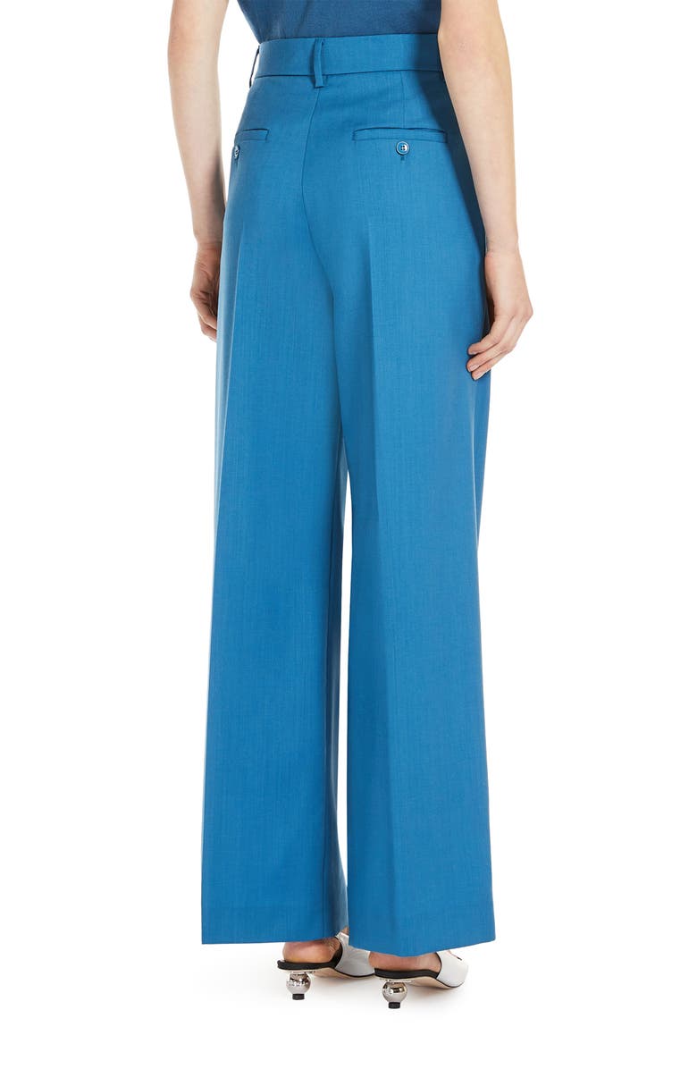 Weekend Max Mara Visivo Virgin Wool Wide Leg Pants, Alternate, color,